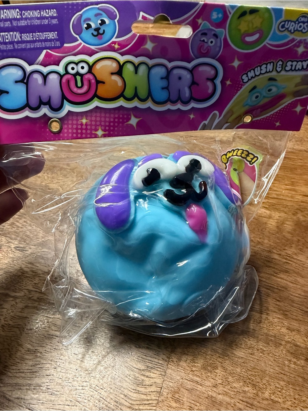 Usher Blue Squishy Plush-Look Sensory Toy by Usher